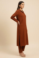 Rust Dobby Cotton Set